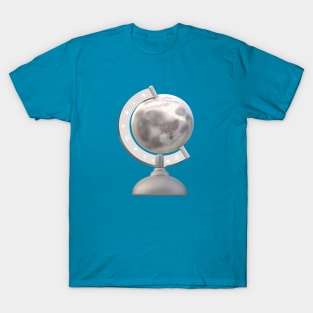 Moon Globe (Blue) T-Shirt